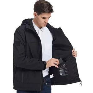 LITEGUEST 10-Zone Softshell Heated Jacket, black, USB-powered