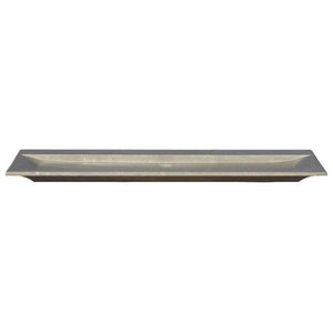 Villohome Seagrass Fossil Limestone rectangular above-counter bathroom sink, 48in L x 16in W x 2.5in H.