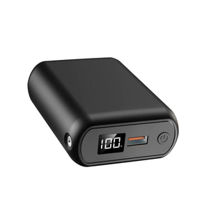 LITEGUEST USB heated golf cart seat cushion controller in black with digital display showing 100%