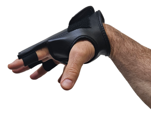 HoopsKing Perfect Jump Shot Glove, black basketball training glove to fix bad shooting habits