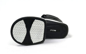 Jump 99 Plyometric Strength Training Shoes, HoopsKing black vertical jump training shoes with white outsole.