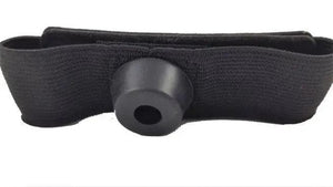 HoopsKing No Palm Dribbling & Shooting Palm Aid (Pair); black fabric strap with palm-mounted knob