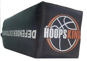 Defender Extender basketball training pads by HoopsKing, black padded block with logo