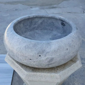Villohome Sirius Silver Marble stone bathroom sink