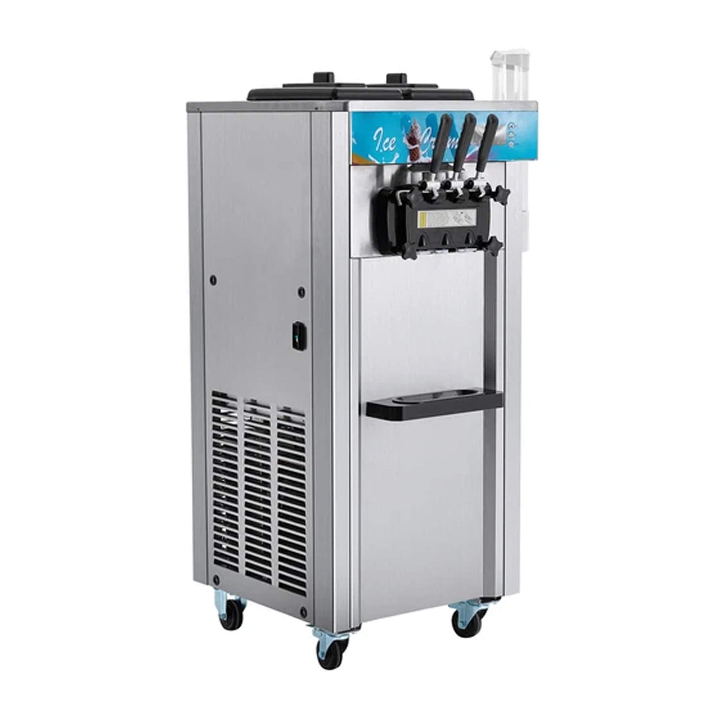 Stainless Steel Commercial 3-Flavor Soft Serve Ice Cream Machine Maker, 21-31 L/H (SAK65291)