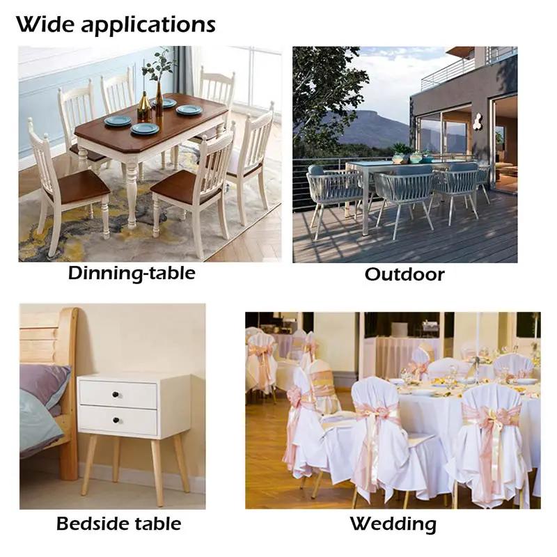 JHY DESIGN 8'' High 3-Wick Glass Battery-Operated Flameless Candles White for dining/outdoor/bedside/wedding (4 settings)