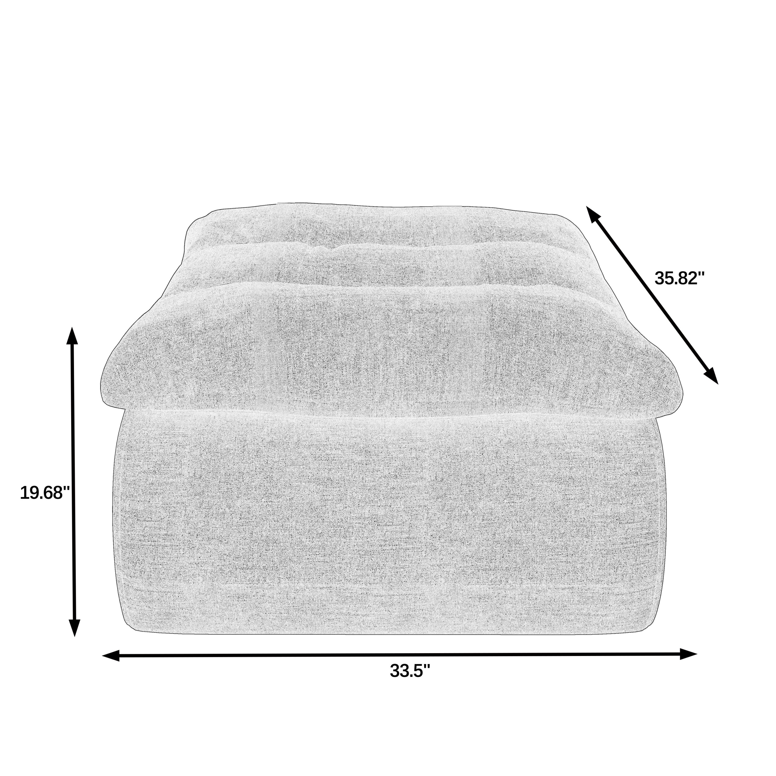 Lazy Floor Sofa,Modern armless and backless sofa chair,Comfy Accent Bean Bag Couch,suitable for living room bedroom office-Green