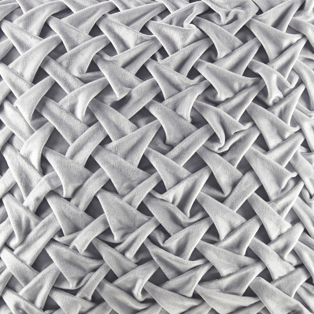 Square Decor Pillow Silver 20x20'