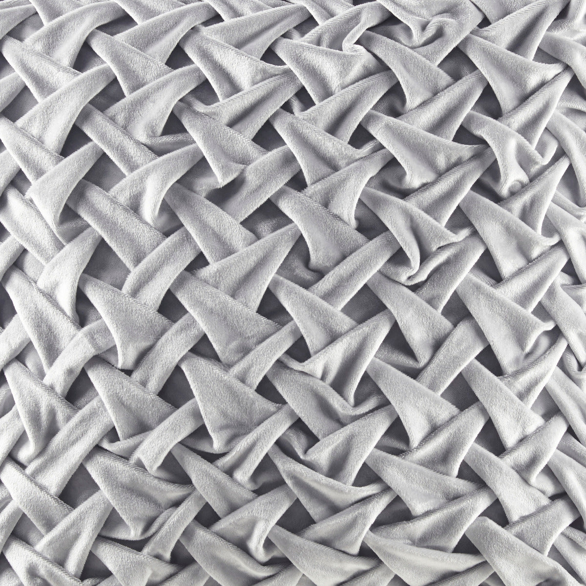 Square Decor Pillow Silver 20x20'