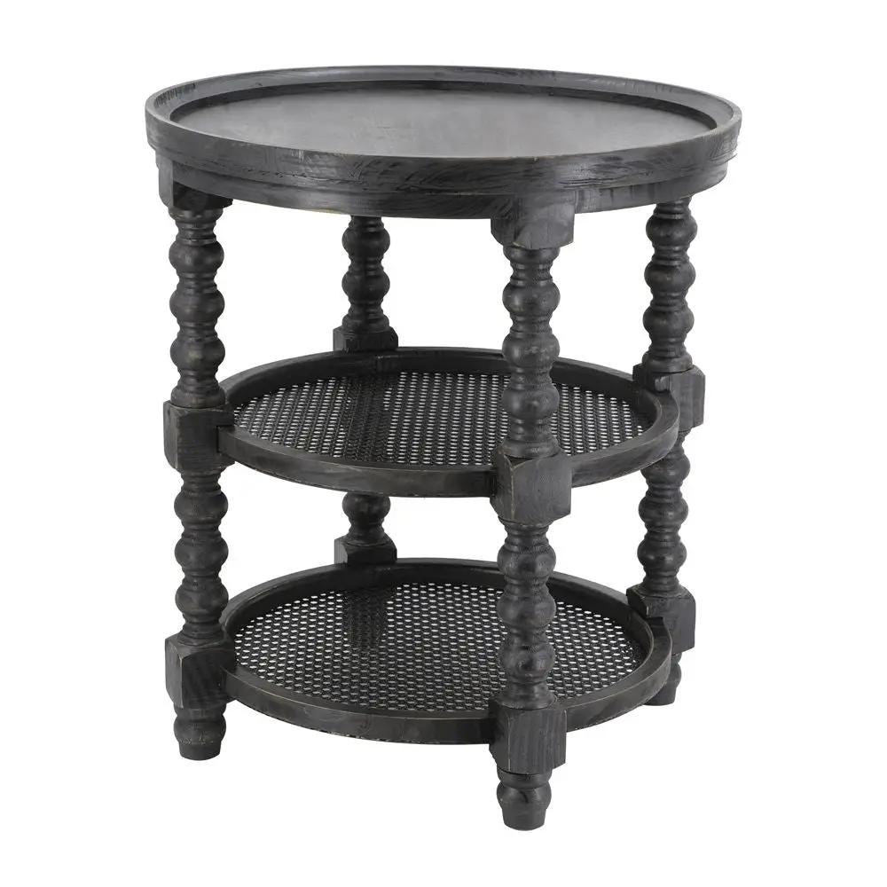Round 3 Tiered Side Tabel, End Tabel For Lving Room Bedroom Entryway