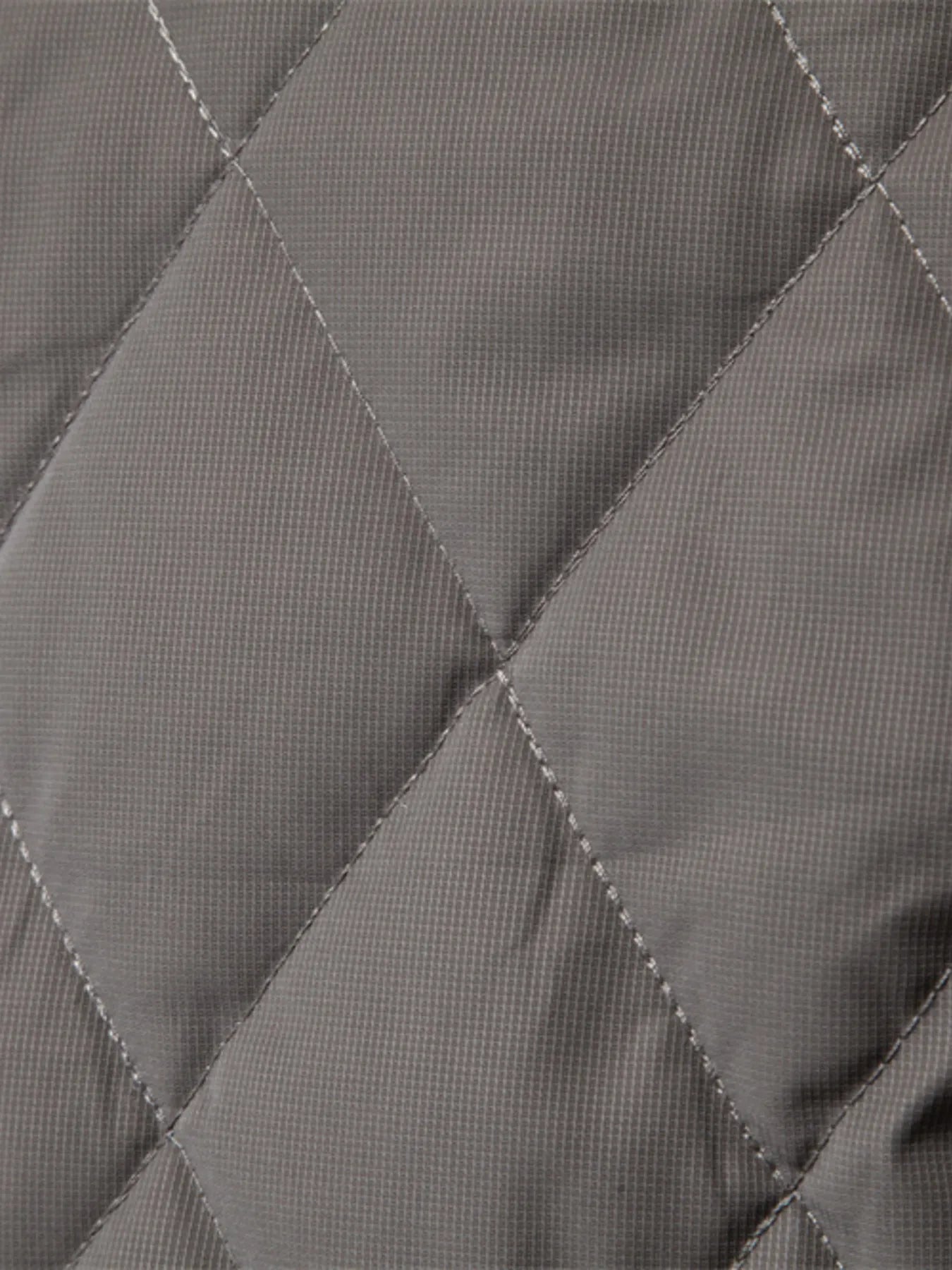 Quilted Snap Down Long Sleeve Jacket