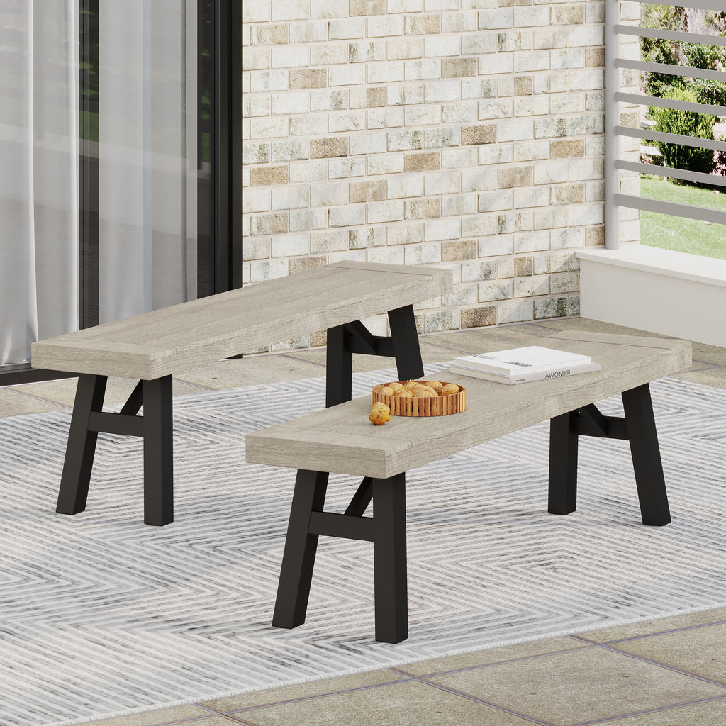 BETTINA DINING SET-GRAY (3 PCS)