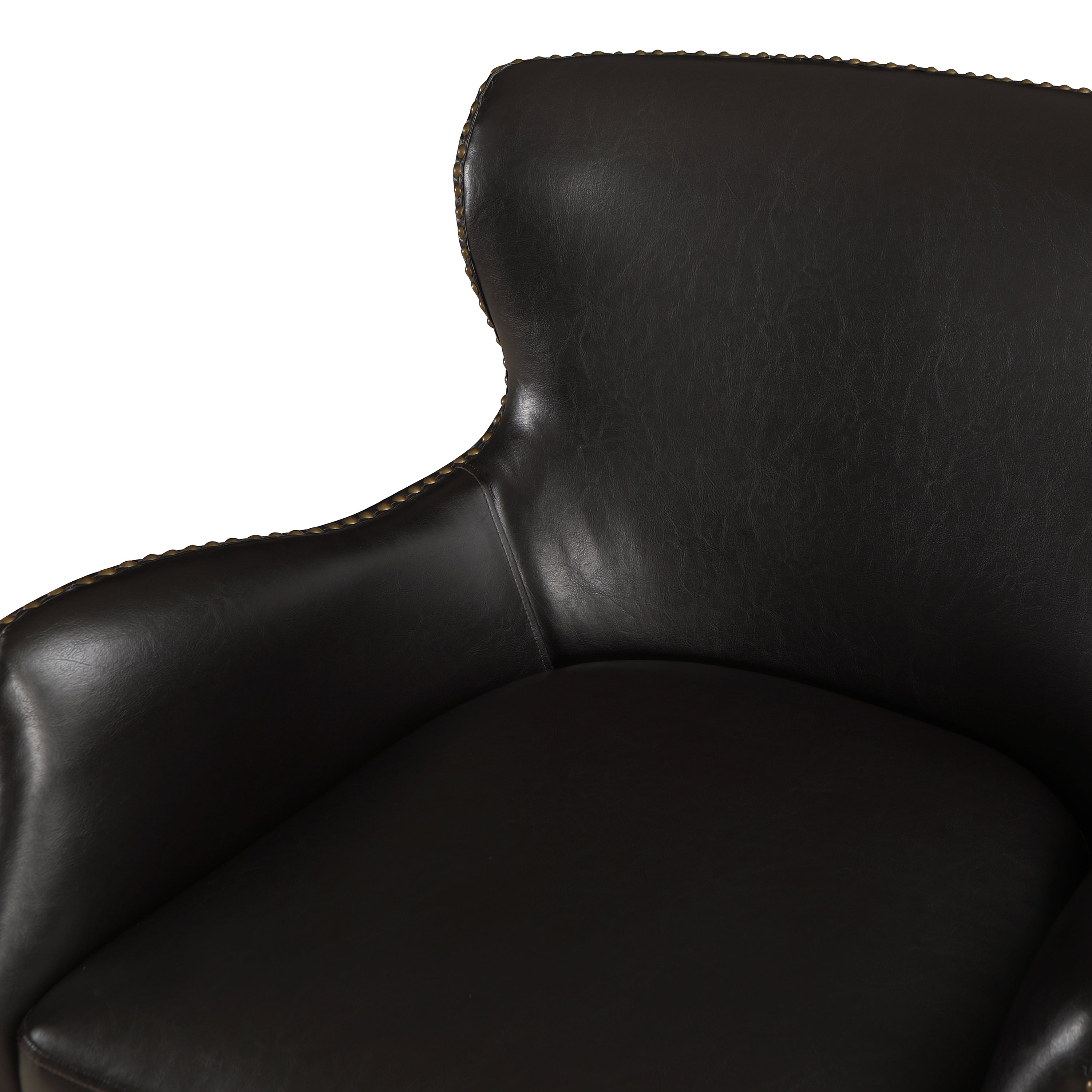 Daniela Deep Brown High Leg Slope Arm Chair