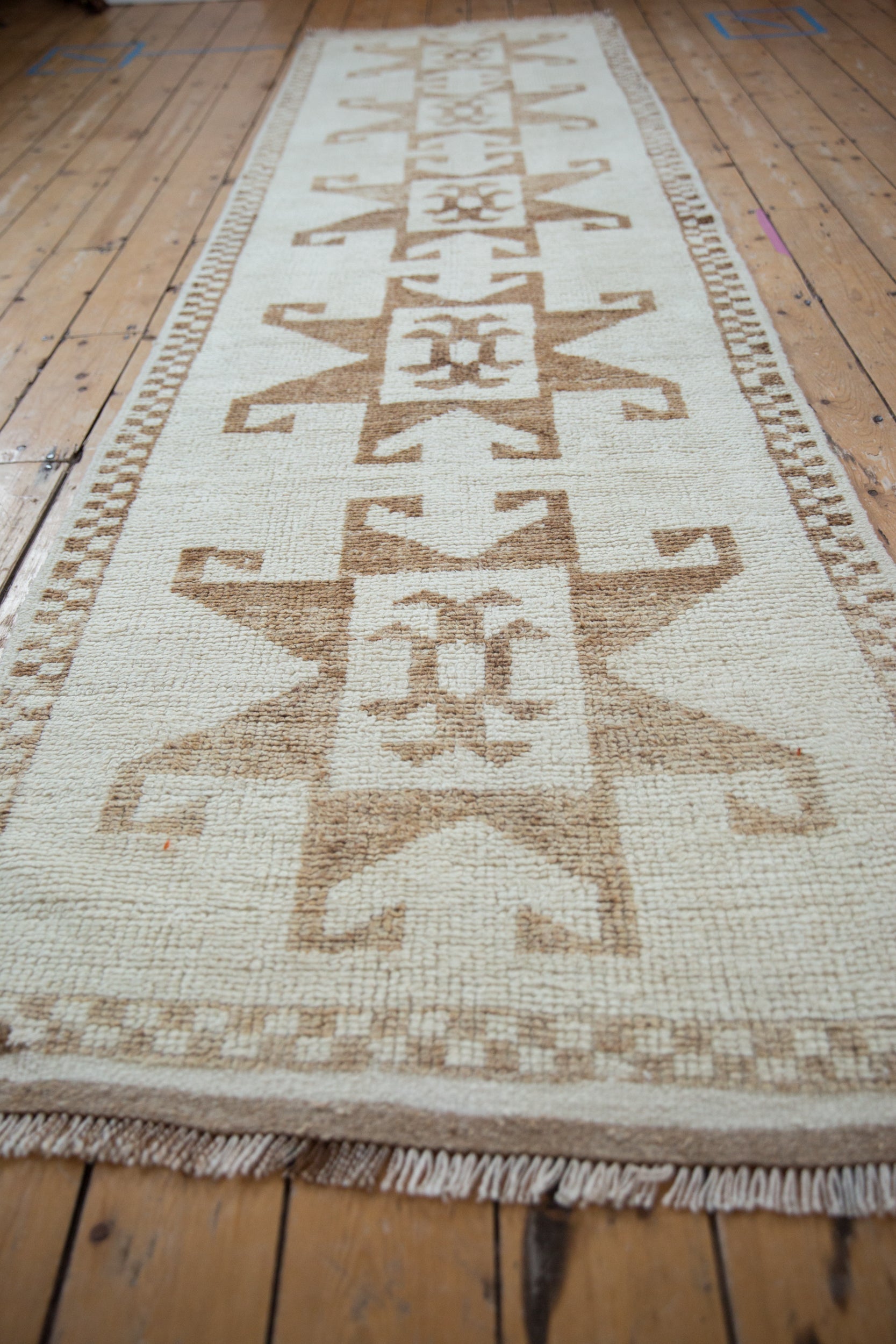 3x12 Vintage Distressed Kurd Rug Runner
