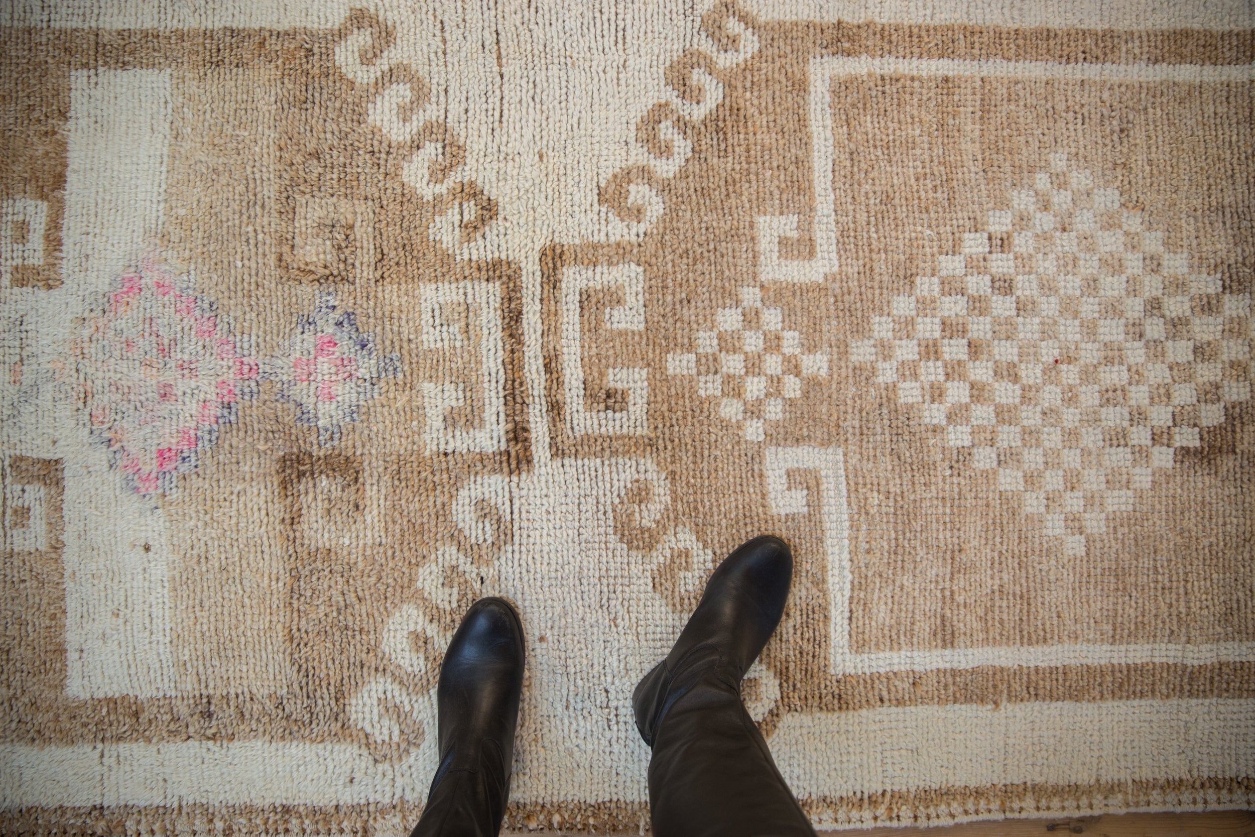 3.5x11 Vintage Distressed Kurd Rug Runner