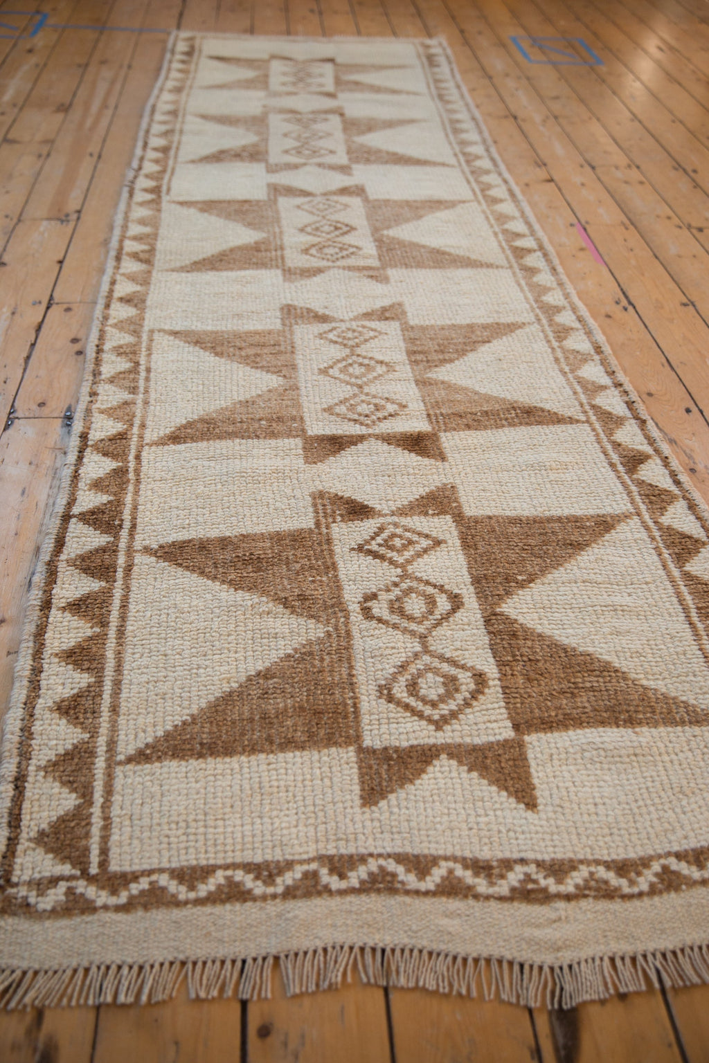 3.5x11.5 Vintage Distressed Kurd Rug Runner