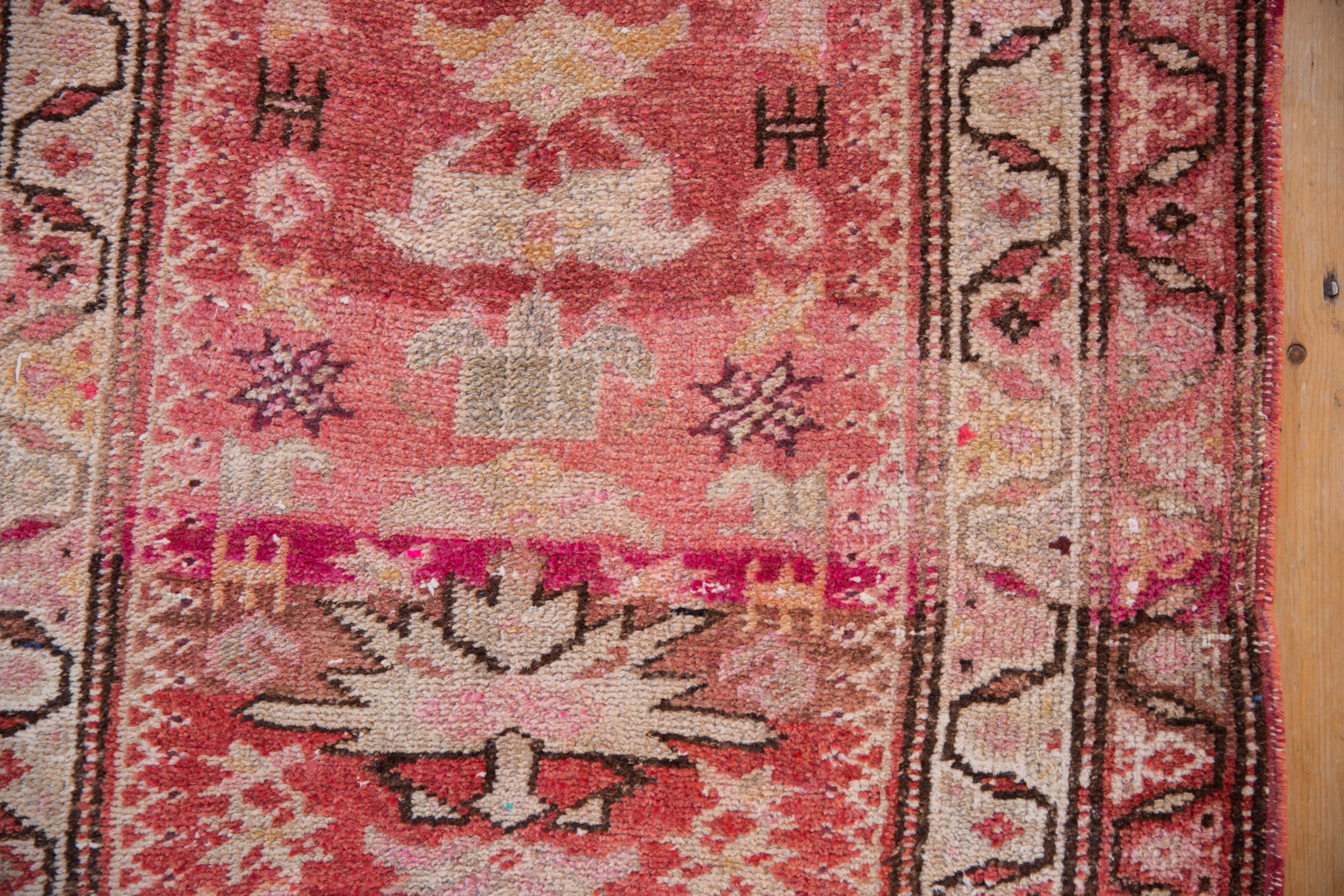 3x13.5 Vintage Distressed Kurd Rug Runner
