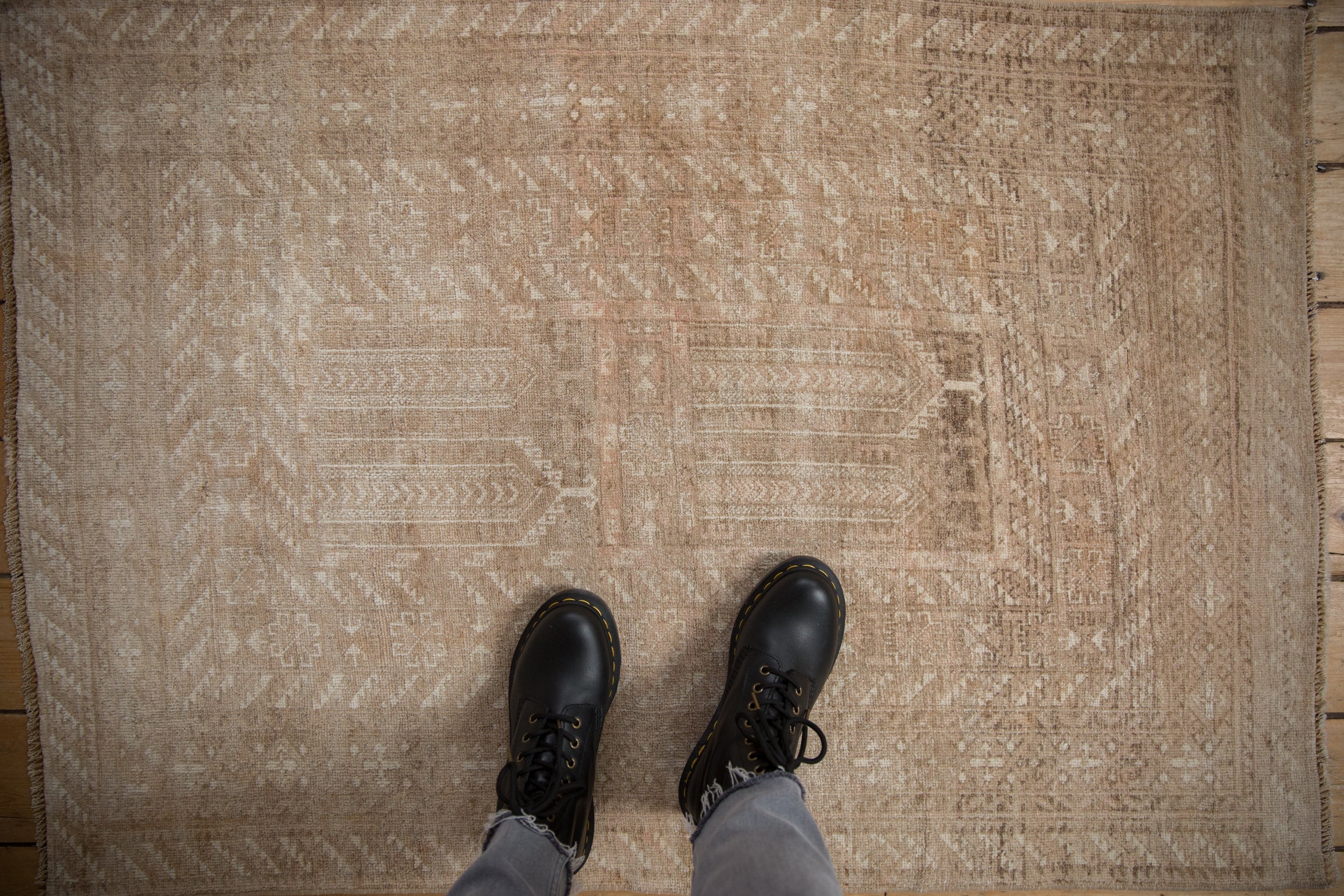3x4.5 Vintage Distressed Turkmen Rug