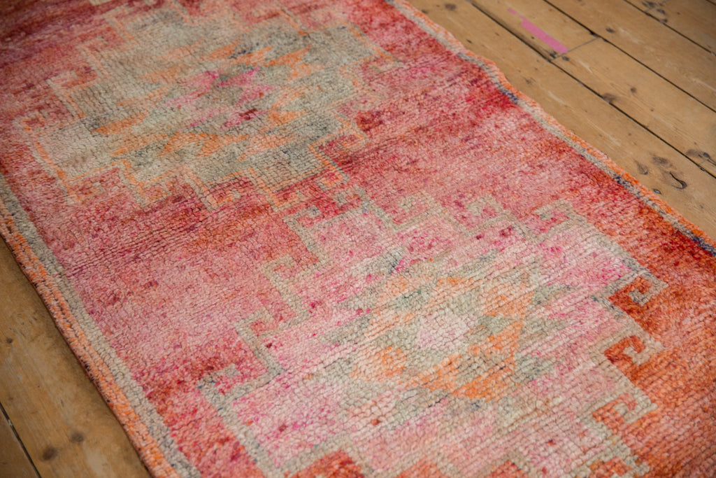 3x11 Vintage Distressed Kurd Rug Runner