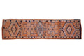 3x12 Vintage Distressed Kurd Rug Runner