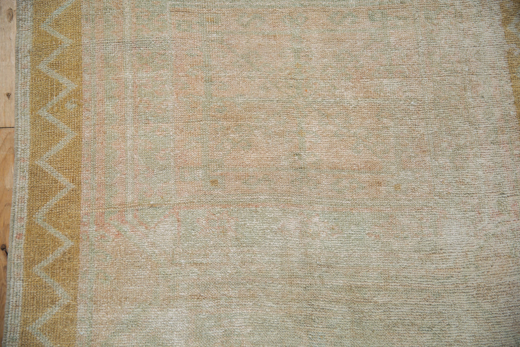 3.5x9.5 Vintage Distressed Oushak Rug Runner