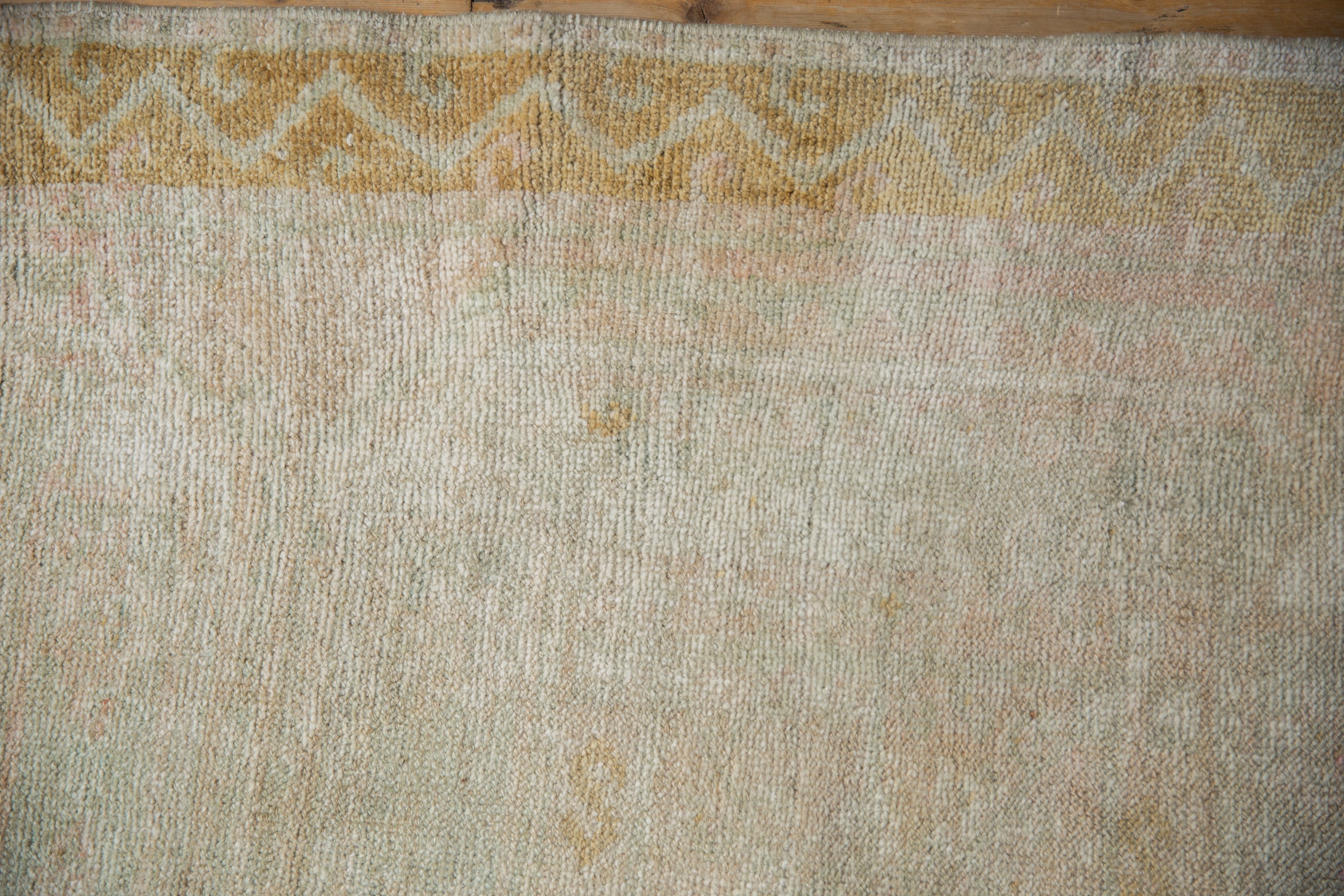 3.5x9.5 Vintage Distressed Oushak Rug Runner