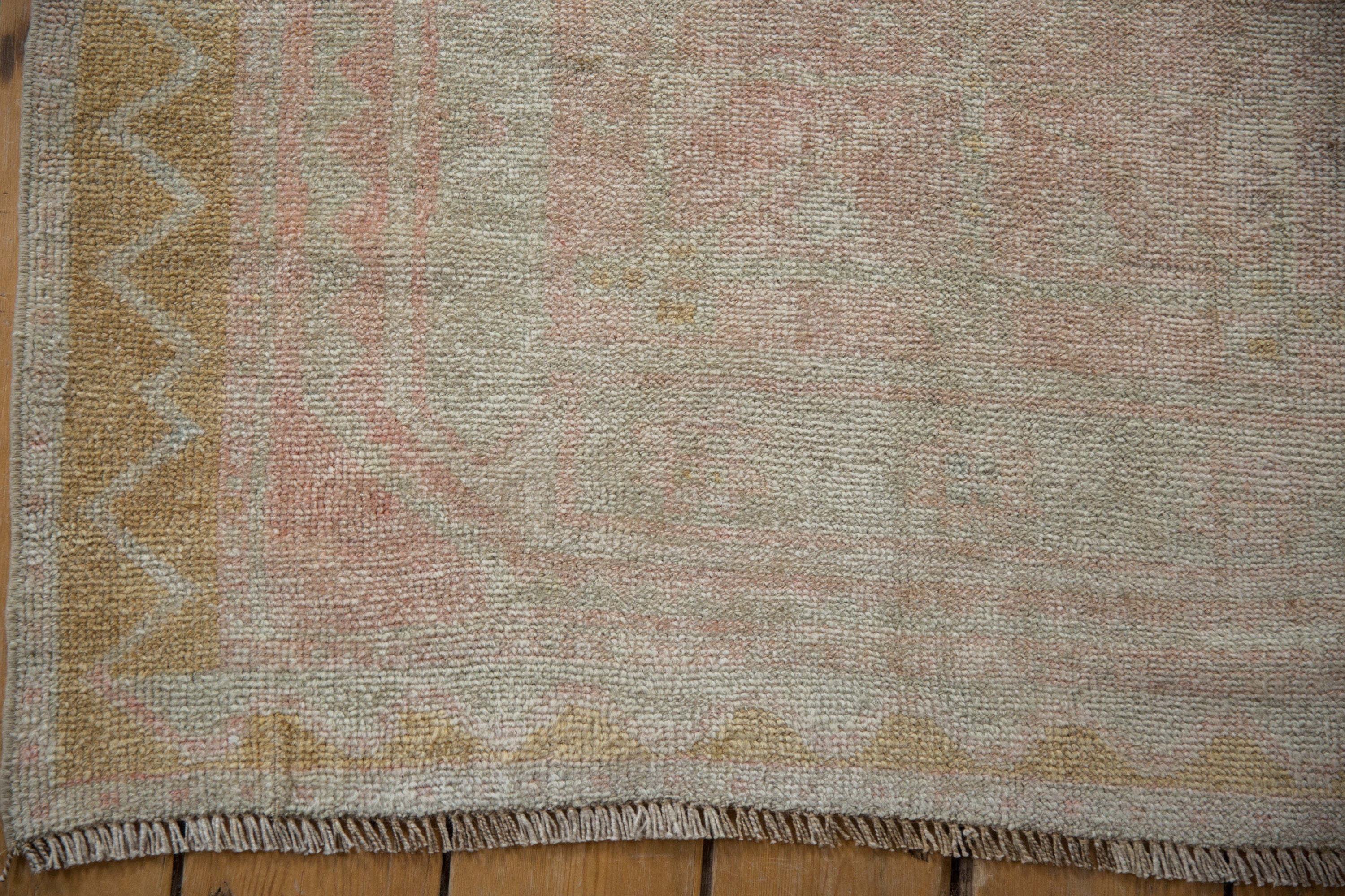 3.5x9.5 Vintage Distressed Oushak Rug Runner