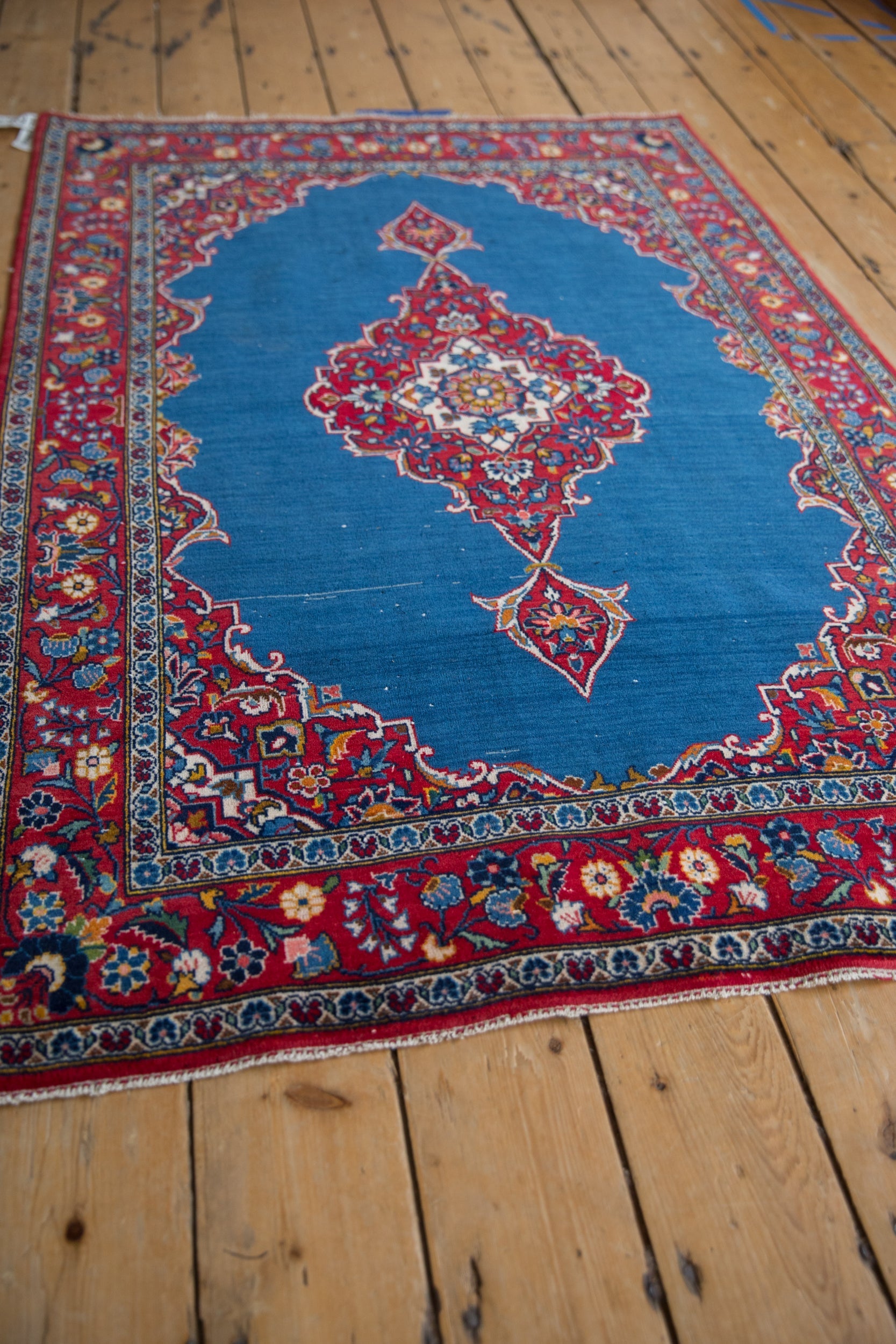 3.5x5.5 Vintage Fine Kashan Rug