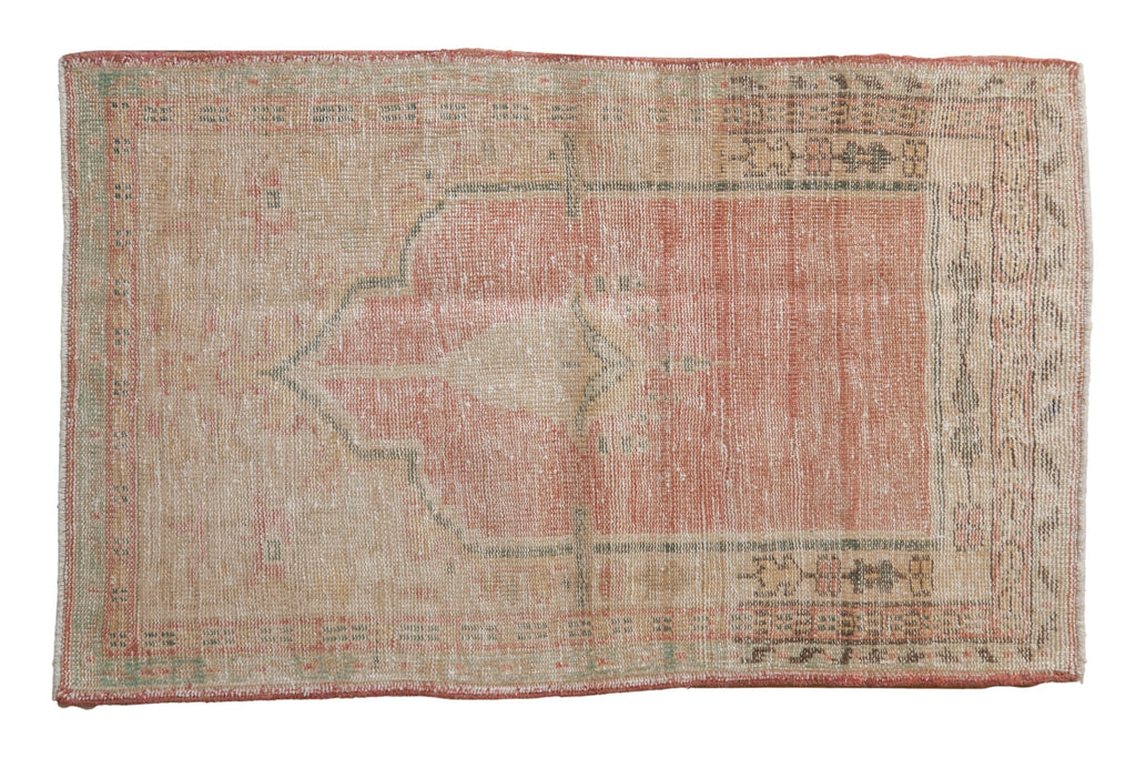 3x4.5 Vintage Distressed Oushak Rug