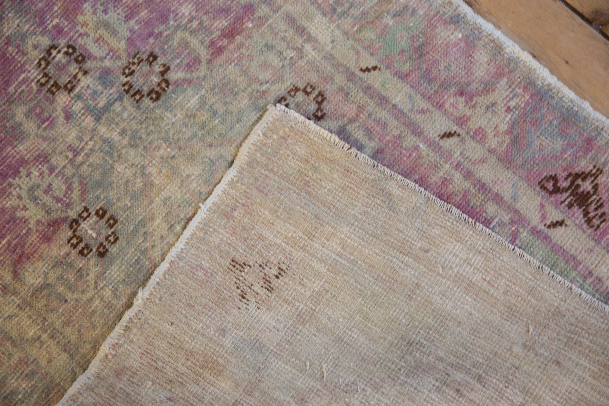 2.5x4 Vintage Distressed Oushak Rug