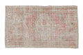 2.5x4 Vintage Distressed Oushak Rug