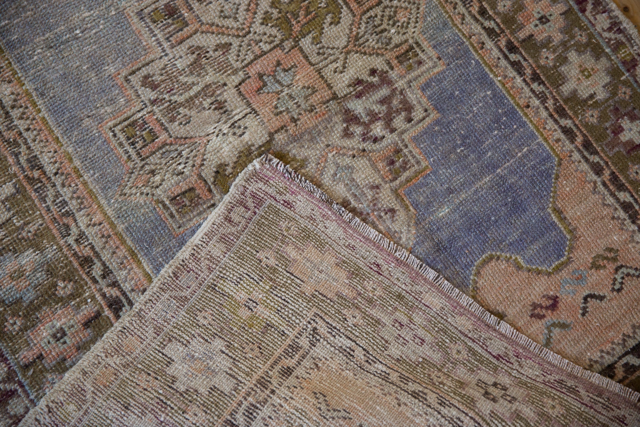 3x4.5 Vintage Distressed Oushak Rug