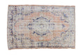 3x4.5 Vintage Distressed Oushak Rug