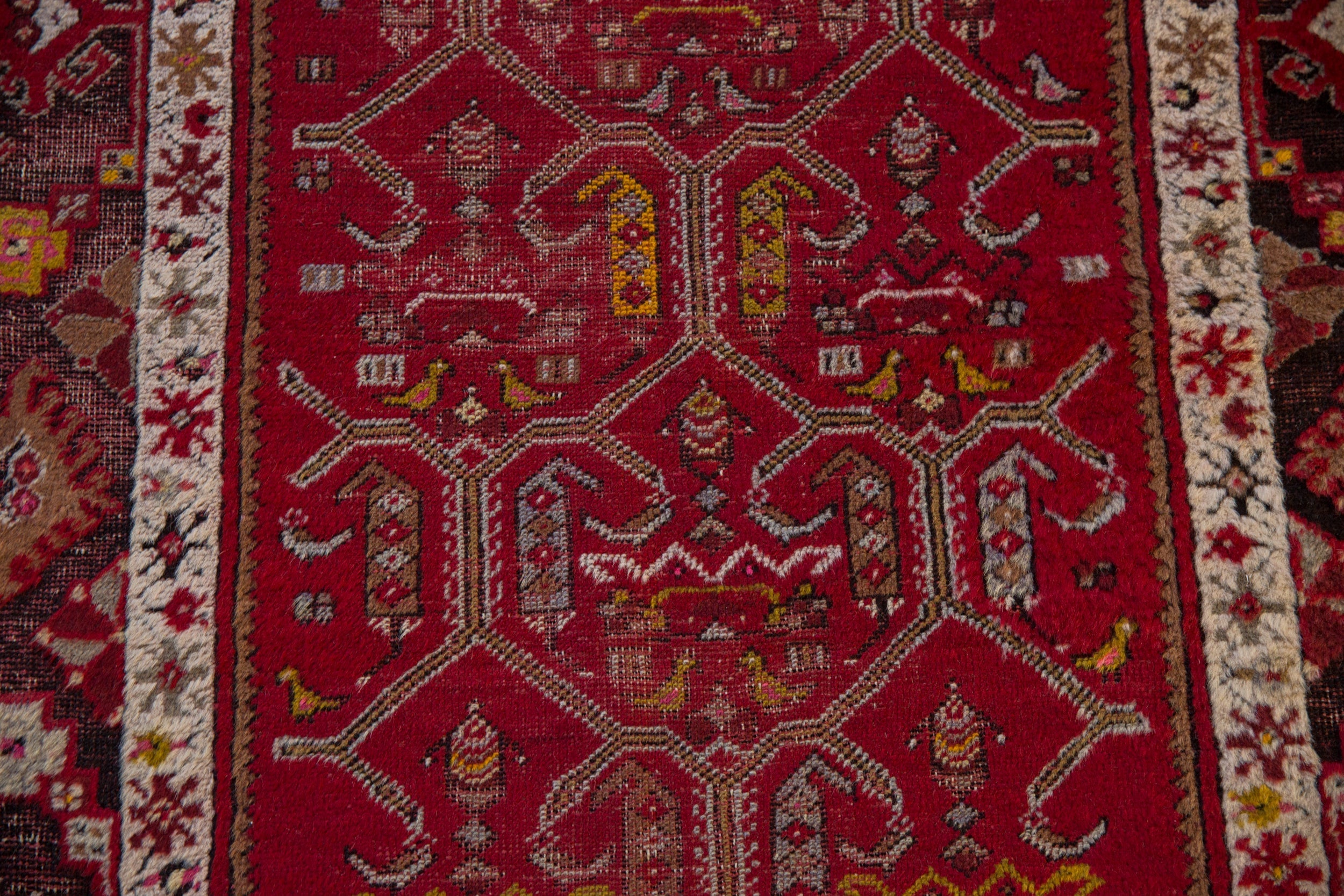 3.5x13 Vintage Anatolian Rug Runner