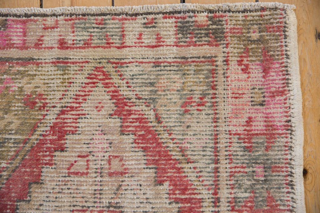 2.5x4 Vintage Distressed Oushak Rug