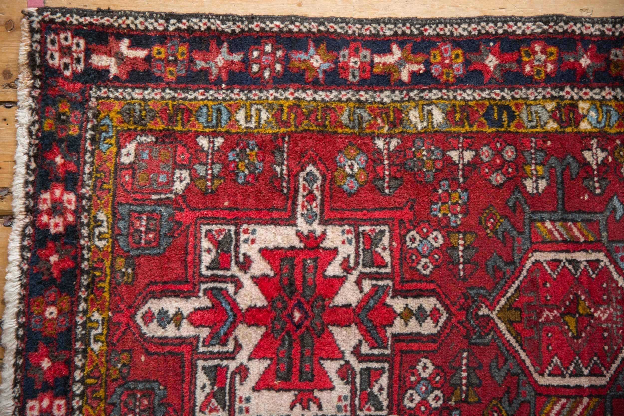 2.5x4.5 Vintage Fine Karaja Rug