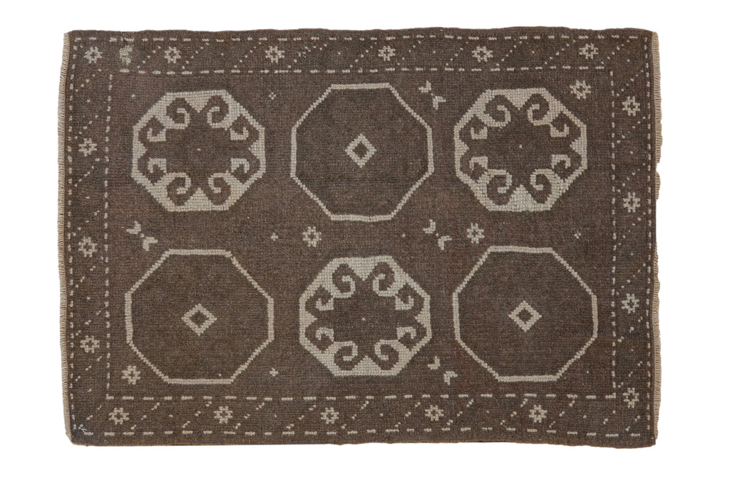2.5x3.5 Vintage Distressed Oushak Rug