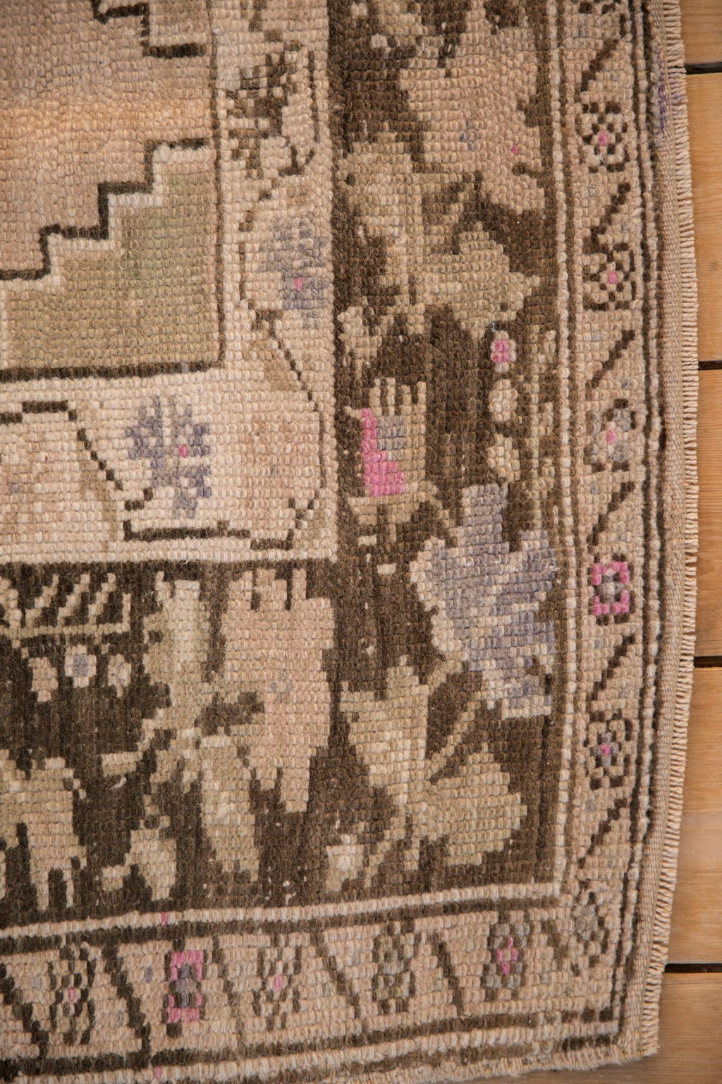 3x4 Vintage Distressed Oushak Square Rug