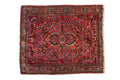 2x2.5 Vintage Fine American Sarouk Square Rug Mat