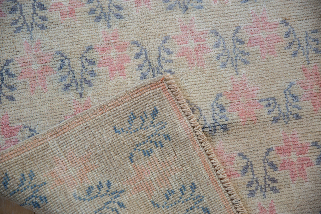 3x7.5 Vintage Distressed Oushak Rug Runner
