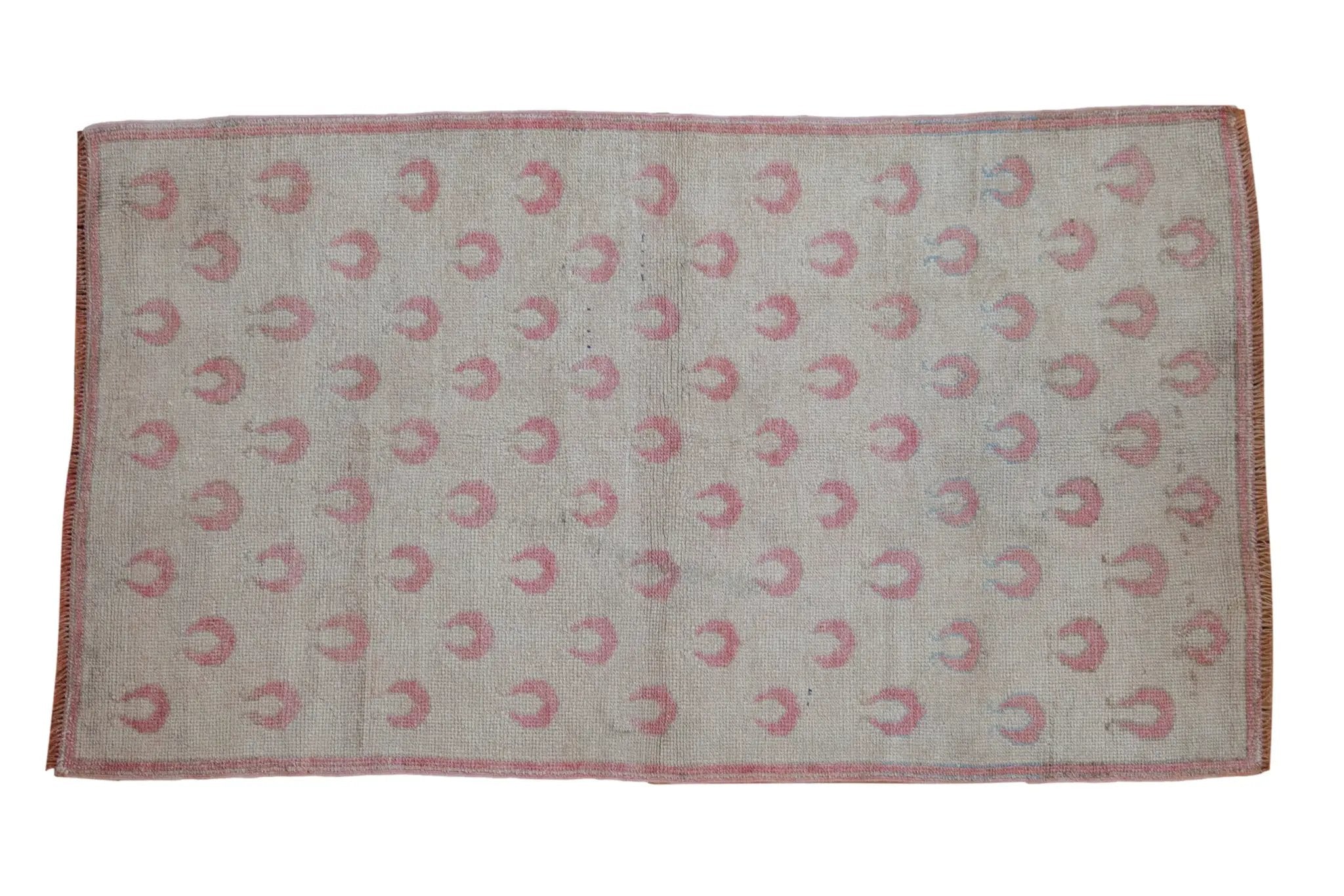 4x7 Vintage Distressed Oushak Rug