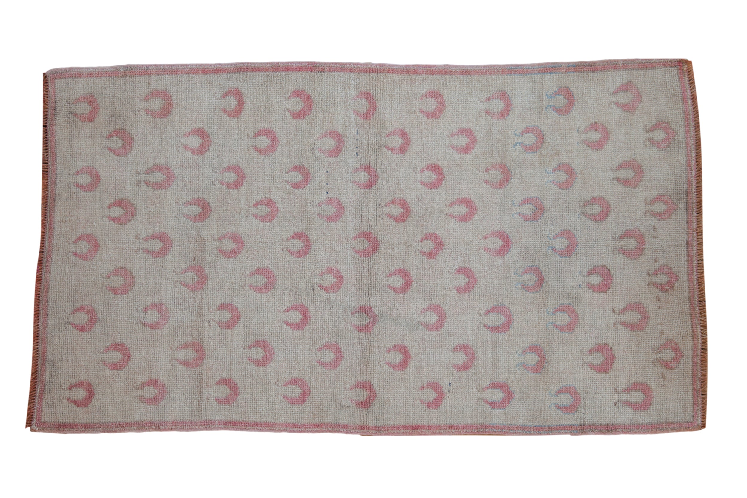 4x7 Vintage Distressed Oushak Rug