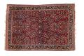 3.5x5 Vintage Sarouk Rug