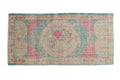 2x4.5 Vintage Distressed Oushak Rug Runner