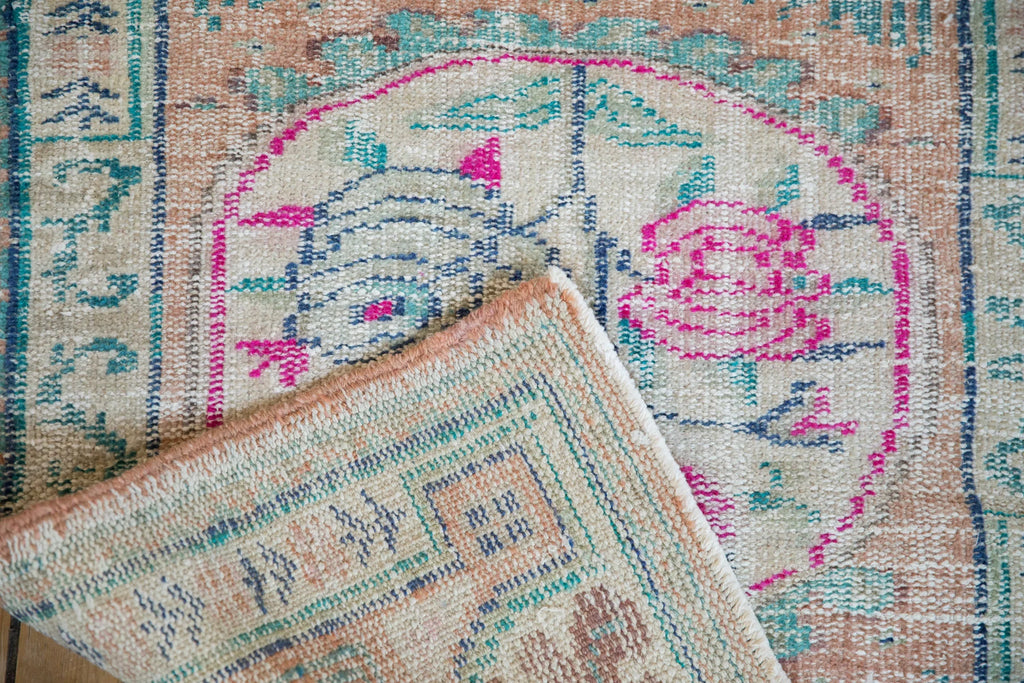 2.5x3.5 Vintage Distressed Oushak Rug