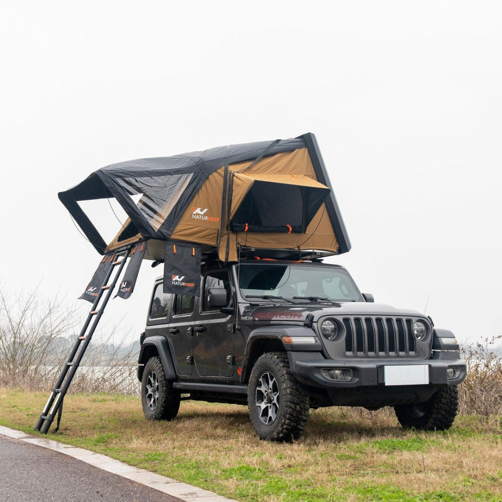 Naturnest Sirius 2 Premium 2XL 3-Person Clamshell Roof Top Tent (SAK91382)