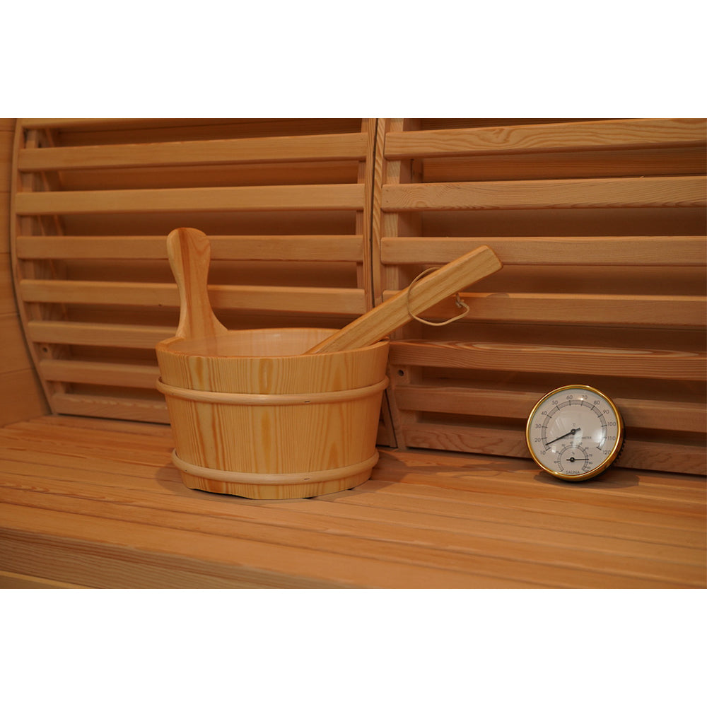 SAUNA EVOLUTION® Commercial Finnish Bath Home Sauna Indoor Steam Room Glass 03