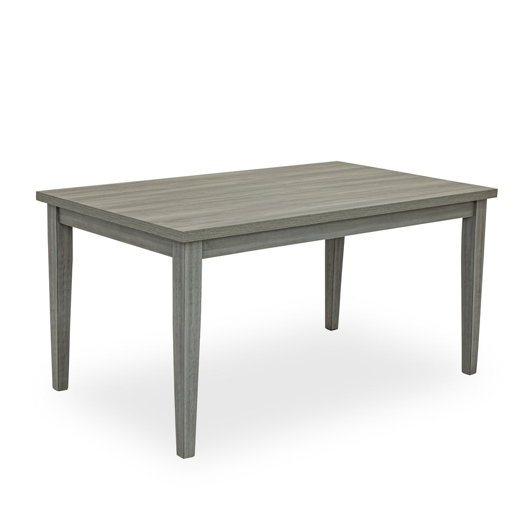1pc Gray Color Rectangular Shape Table Dining Room Wooden Furniture