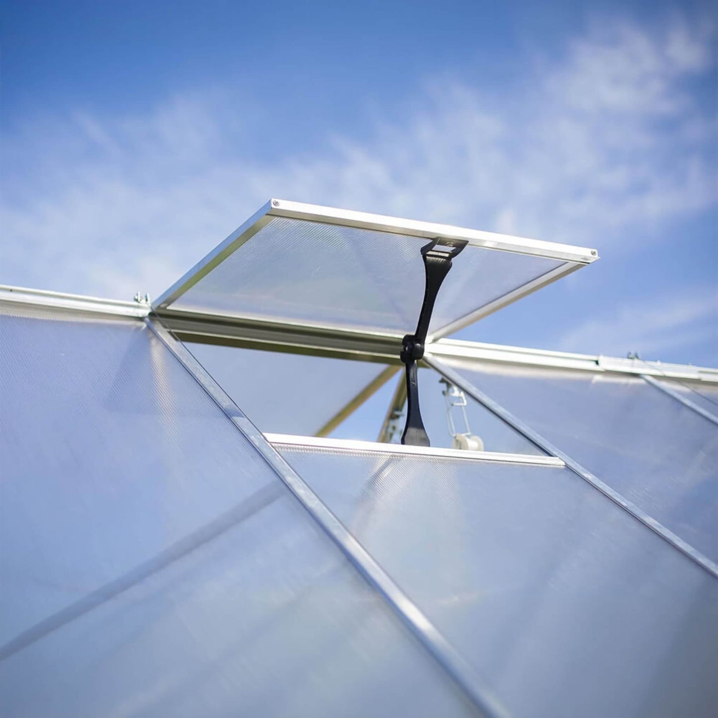 [10x24FT] Premium Heavy-Duty Polycarbonate Walk-In Greenhouse W/ Aluminum Frame & Built-In Gutter System (SAK58472)