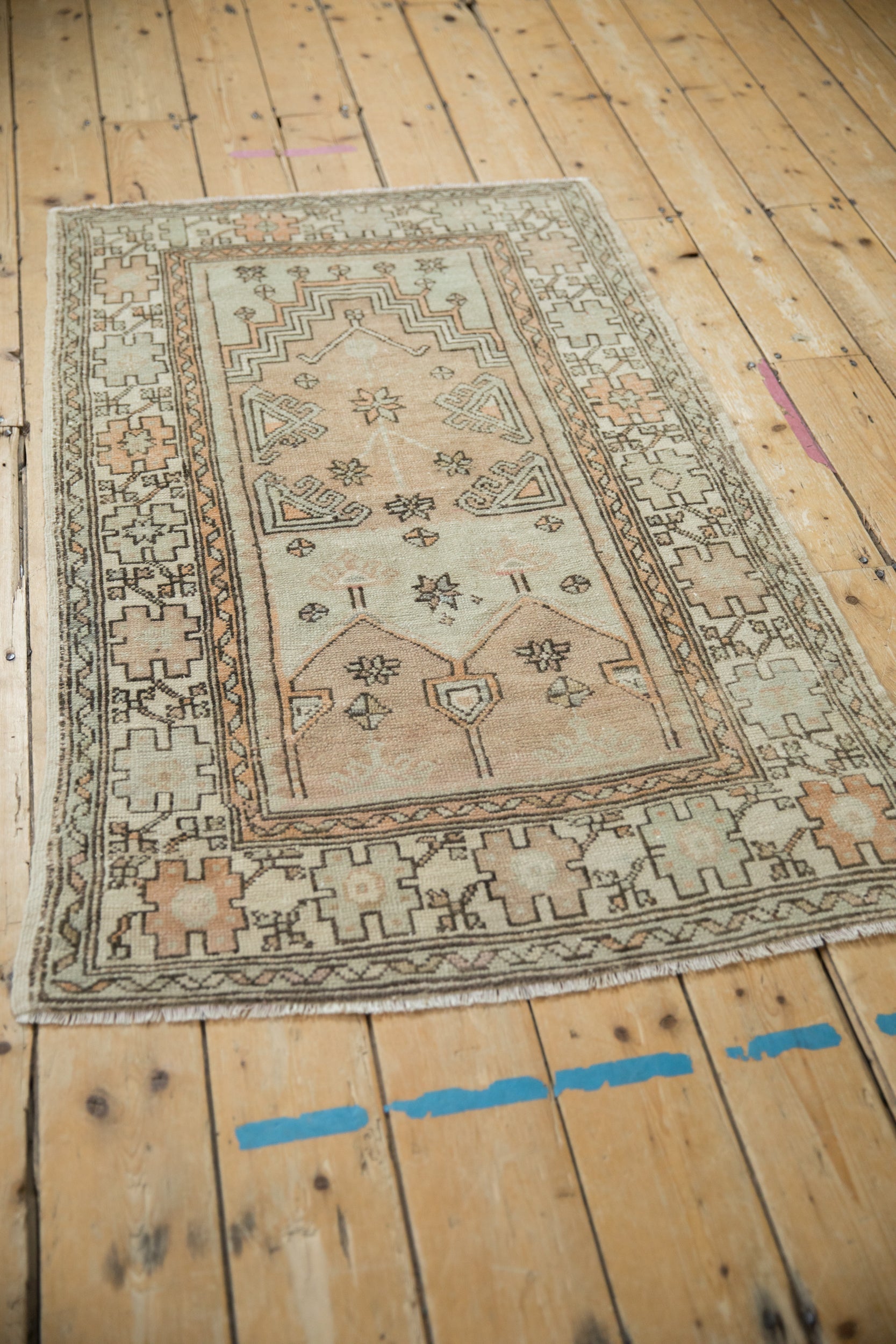3x5 Vintage Distressed Oushak Rug